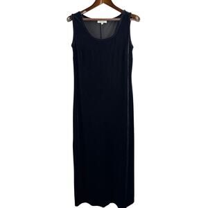 Women’s Karen Kane Large Black Velvet Sleeveless Maxi Dress